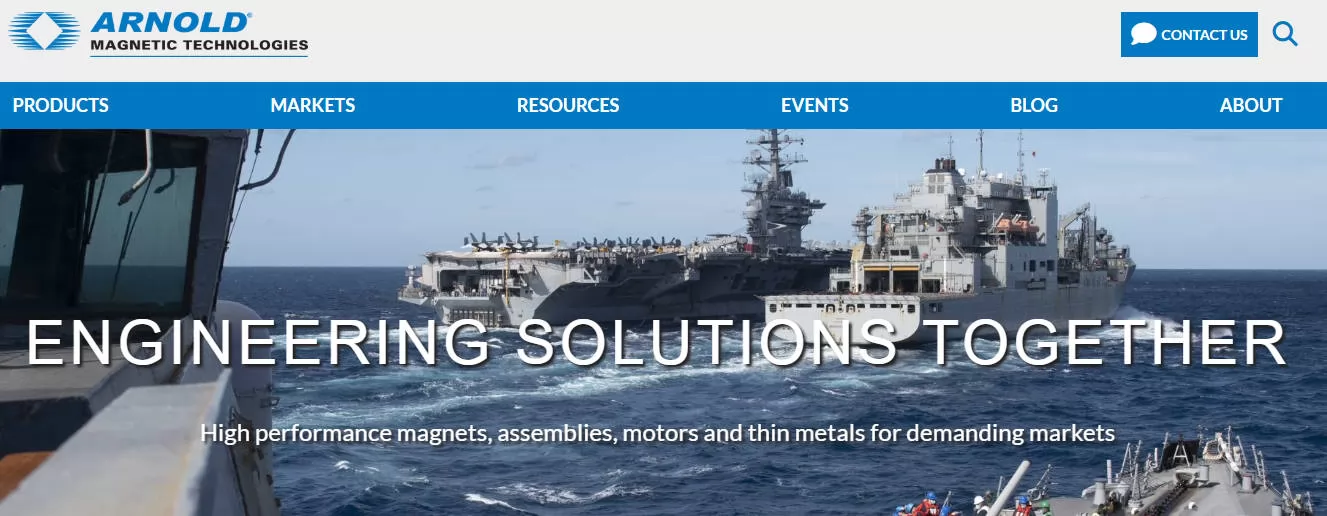 Neodymium Magnets Manufacturer In USA - Arnold Magnetic Technologies